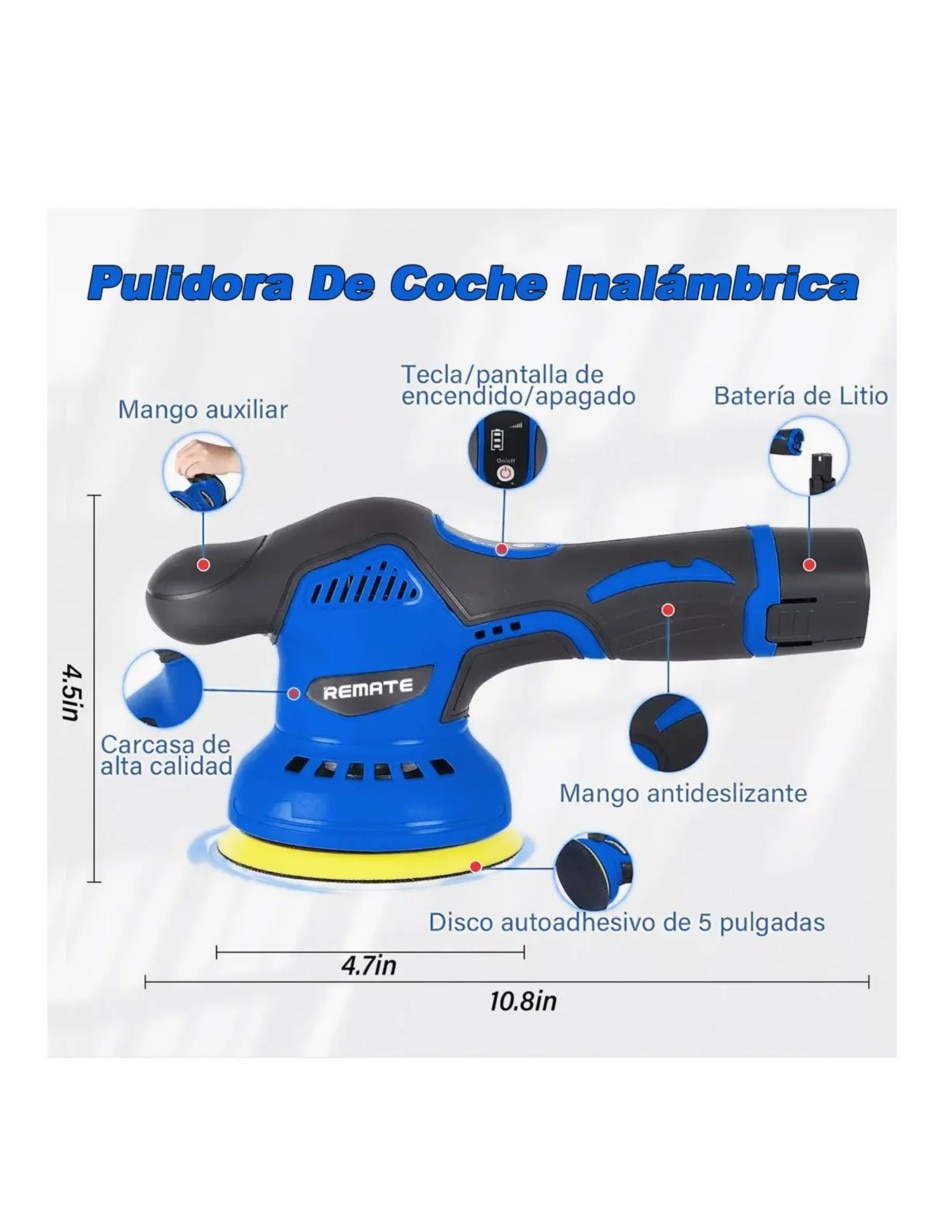 Pulidora orbital pulidora electrica 1150 w 5