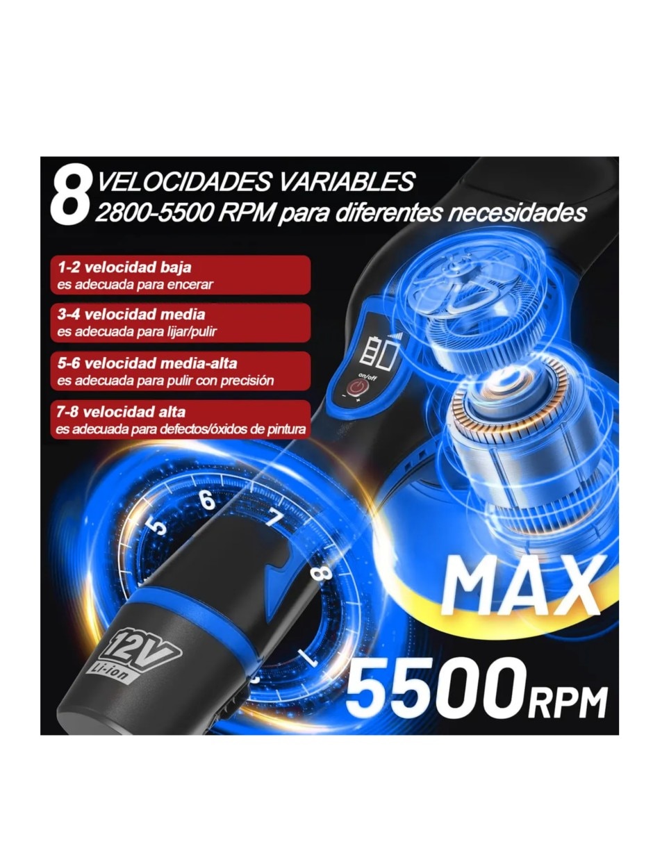 Pulidora orbital pulidora electrica 1150 w