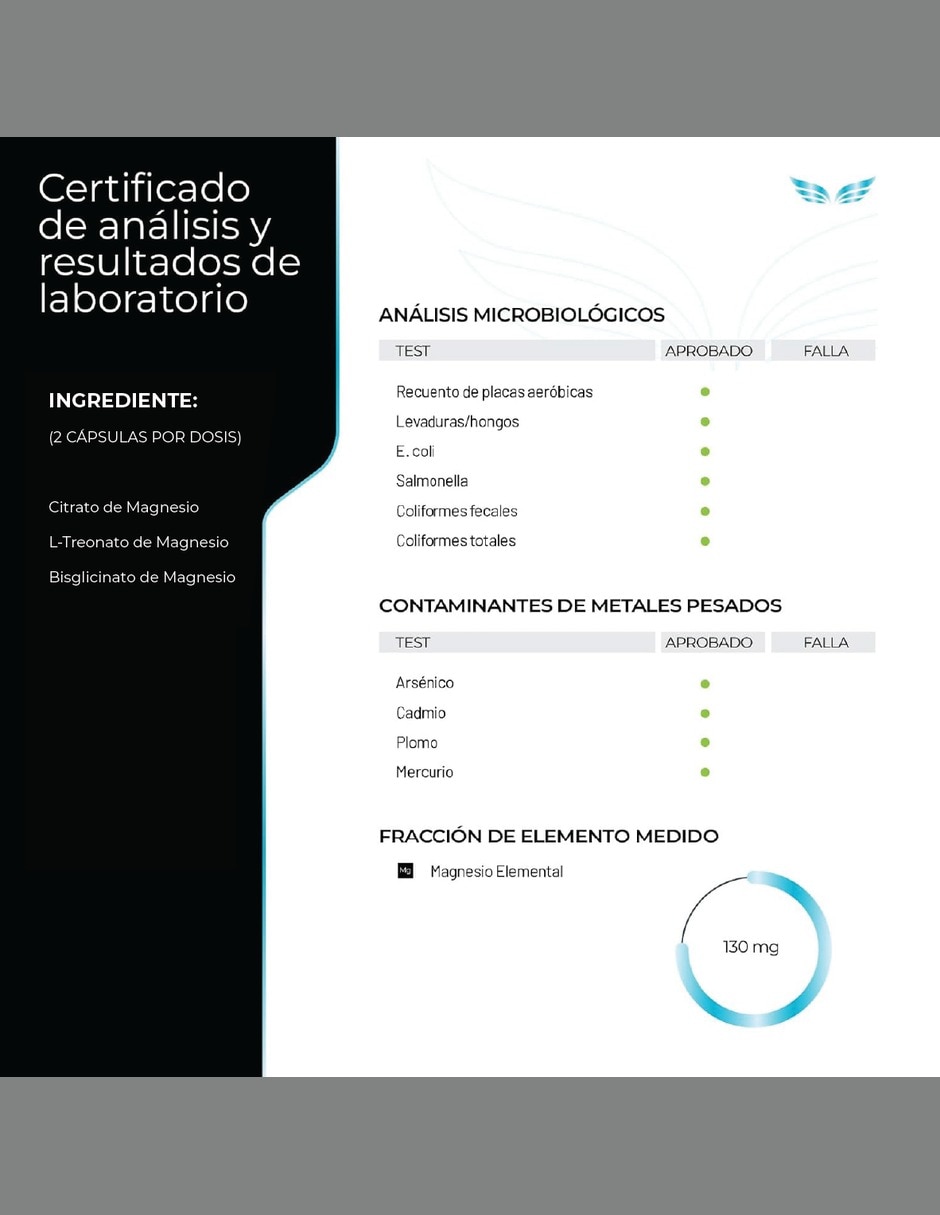 Citrato de magnesio Quelado 3 en 1 con maracuyá con L-Treonato de magnesio con citrato de magnesio 4