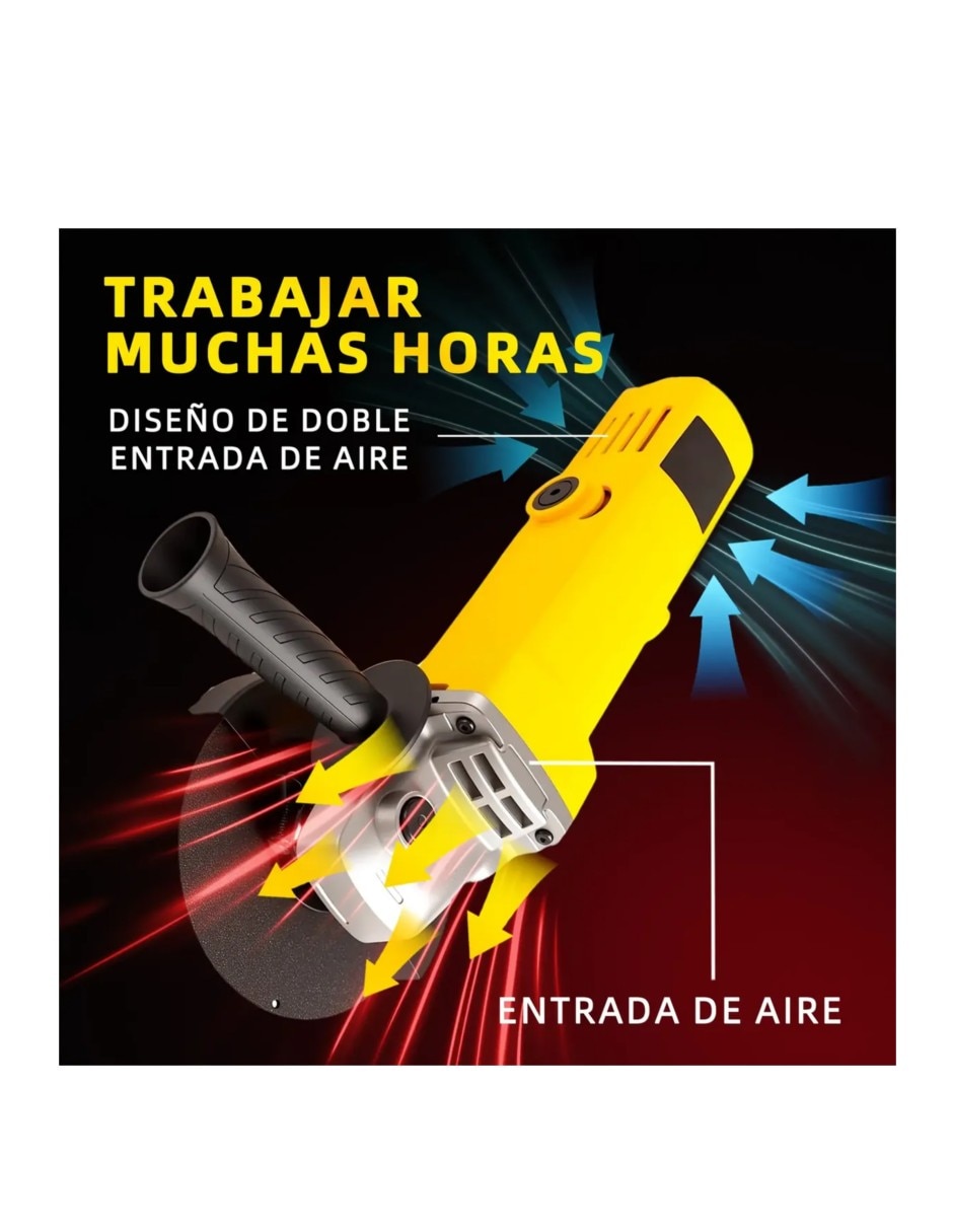 Pulidora rotativa esmeriladora 1150 w 5