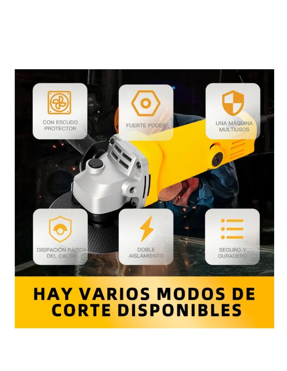 Pulidora rotativa esmeriladora 1150 w