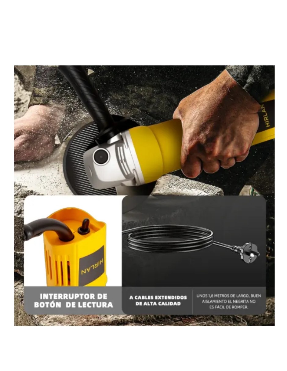 Pulidora rotativa esmeriladora 1150 w