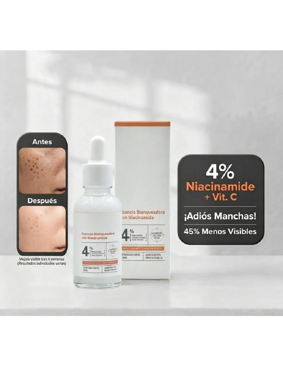 Sérum facial antimanchas con niacinamida 30 ml todo tipo piel 2