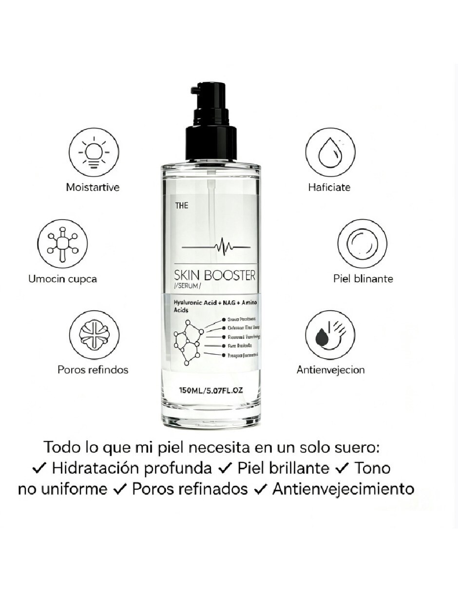 Sérum facial ácido hialurónico hexapéptido para todo tipo de piel 3