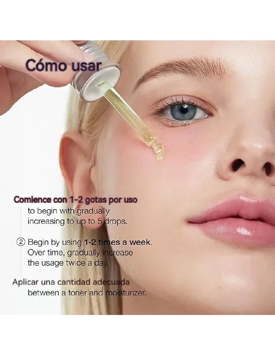 Sérum facial calmante acido zelaico extractos de trigo y cebada de piel sensible 2