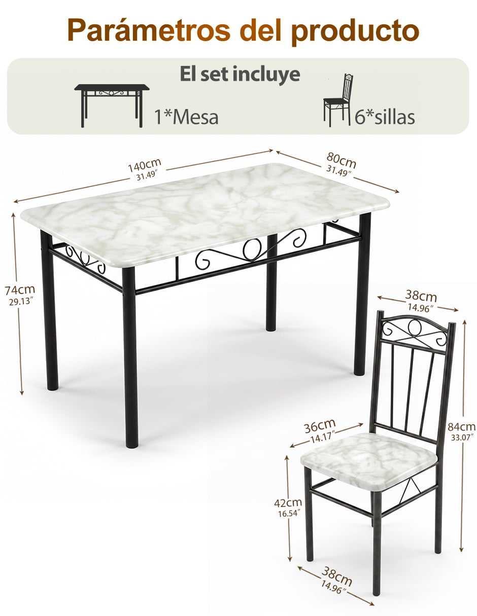 Comedor para de melamina 14
