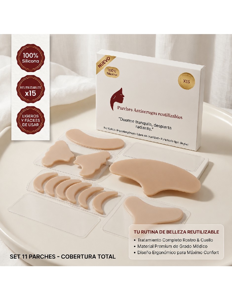 Parches para rostro antiarrugas grado medico 4
