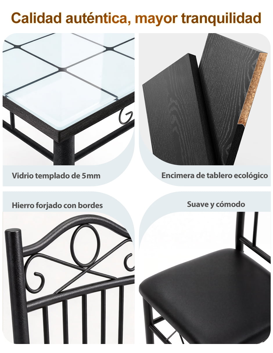 Comedor para de cristal templado 7