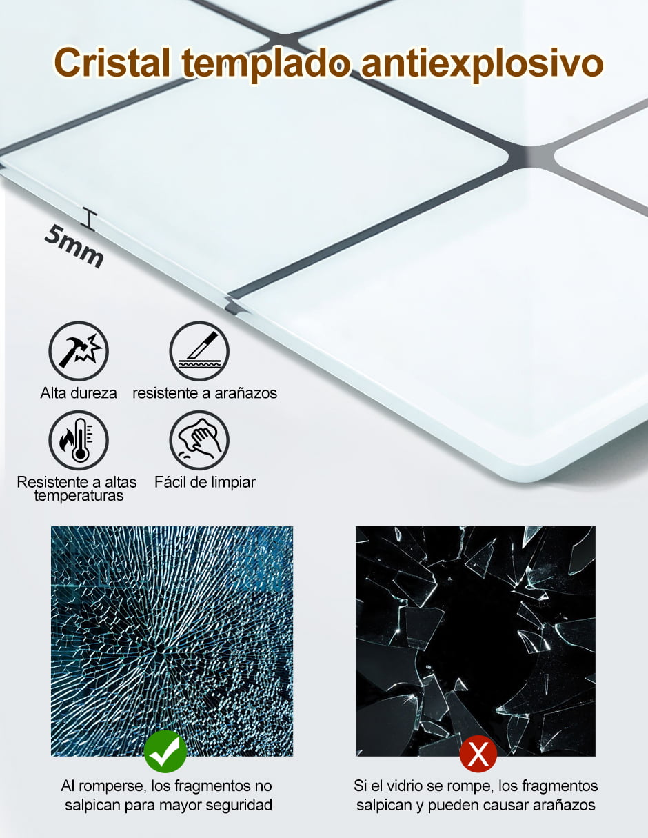 Comedor para de cristal templado 11