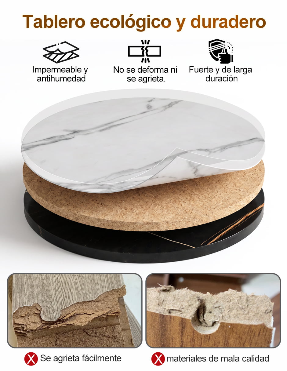 Set mesa nido armable de melamina 10