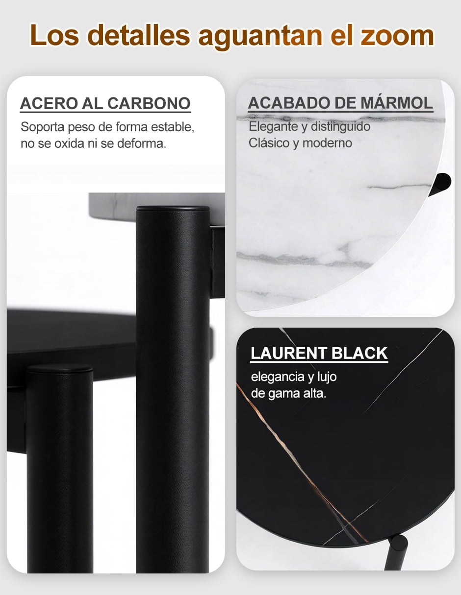 Set mesa nido armable de melamina 6