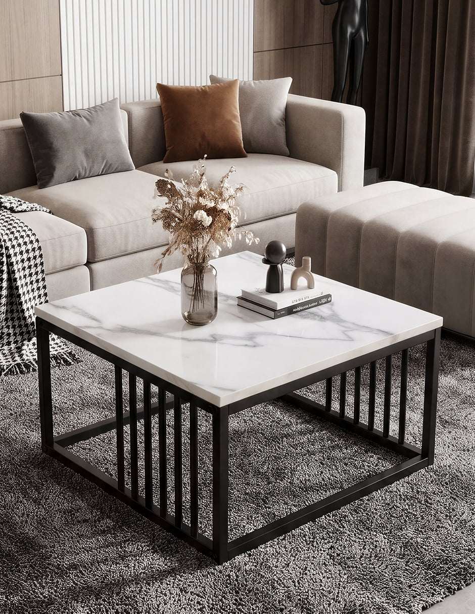 Mesa armable de melamina 9