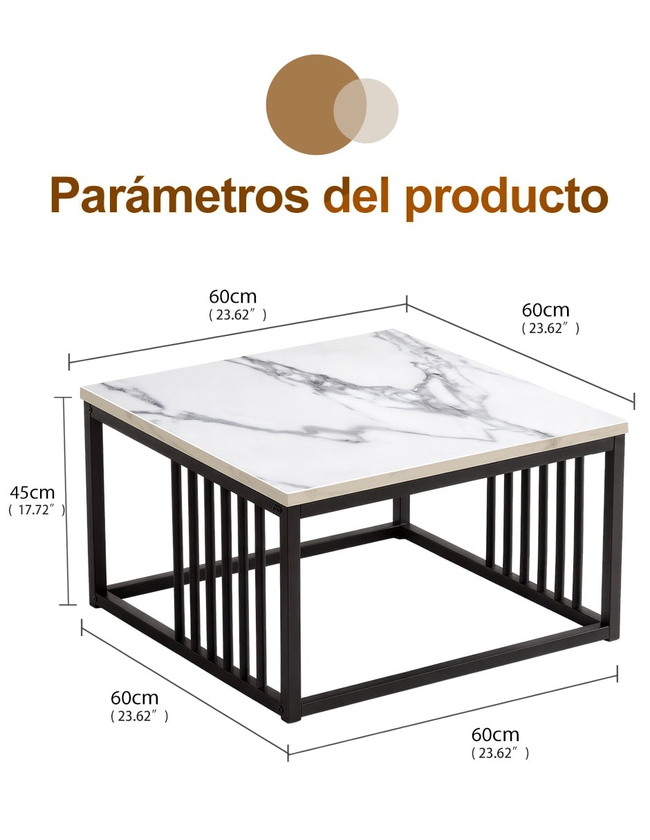 Mesa armable de melamina 14