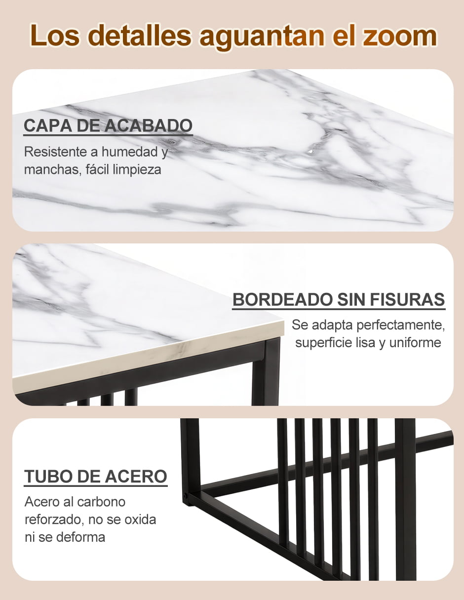 Mesa armable de melamina 12