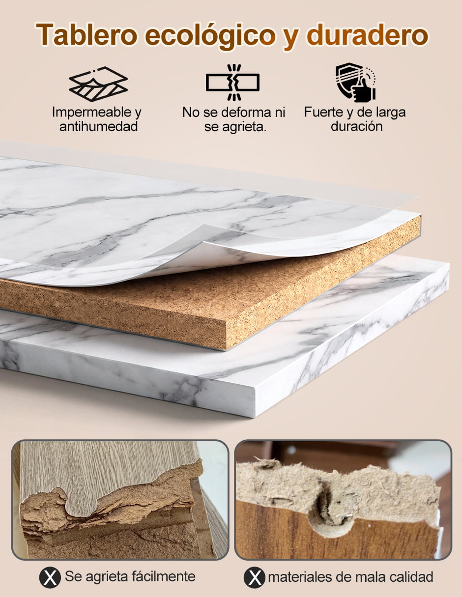 Mesa armable de melamina 2
