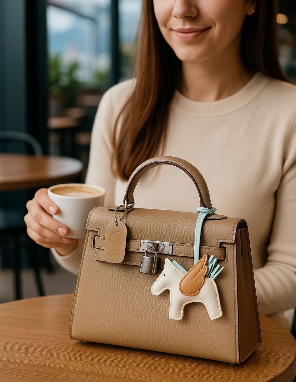 Bolsa tote équestre para mujer 7