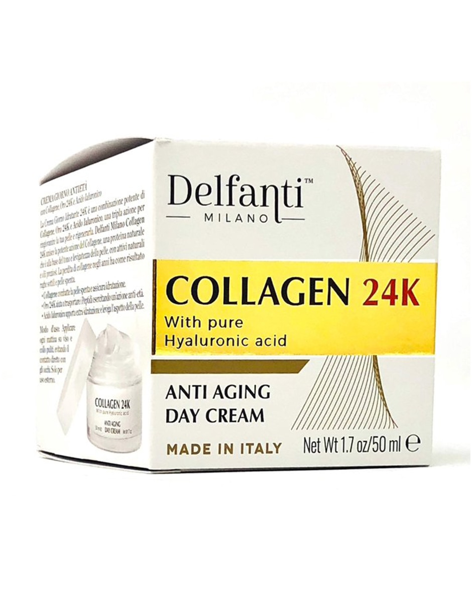 Crema para rostro y cuerpo recomendada para reafirmar de Día antiedad 24K con acido Hialurónico todo tipo piel 5