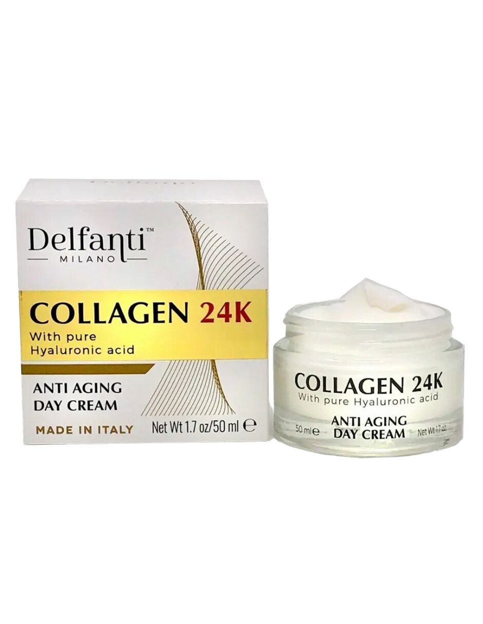 Crema para rostro y cuerpo recomendada para reafirmar de Día antiedad 24K con acido Hialurónico todo tipo piel 4