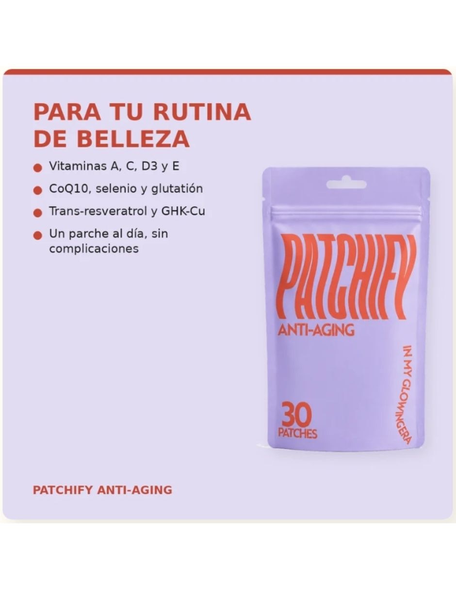 Patchify Anti-Aging suplemento alimenticio parches 5
