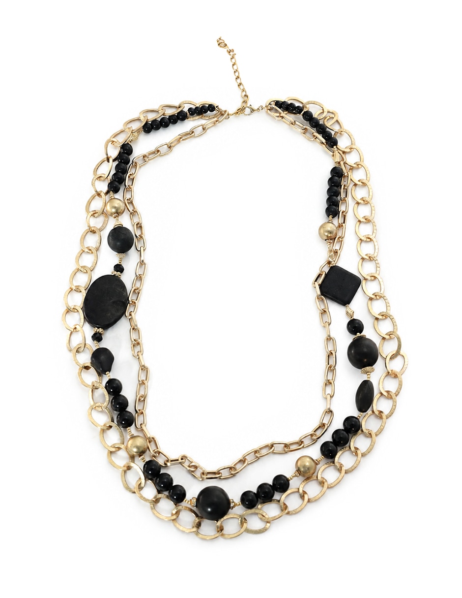 Collar de varios hilos ethno glam de cerámica Collar de varios hilos ethno glam de cerámica