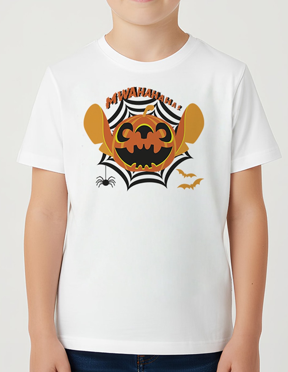 Playera mickey and friends halloween manga corta unisex 2
