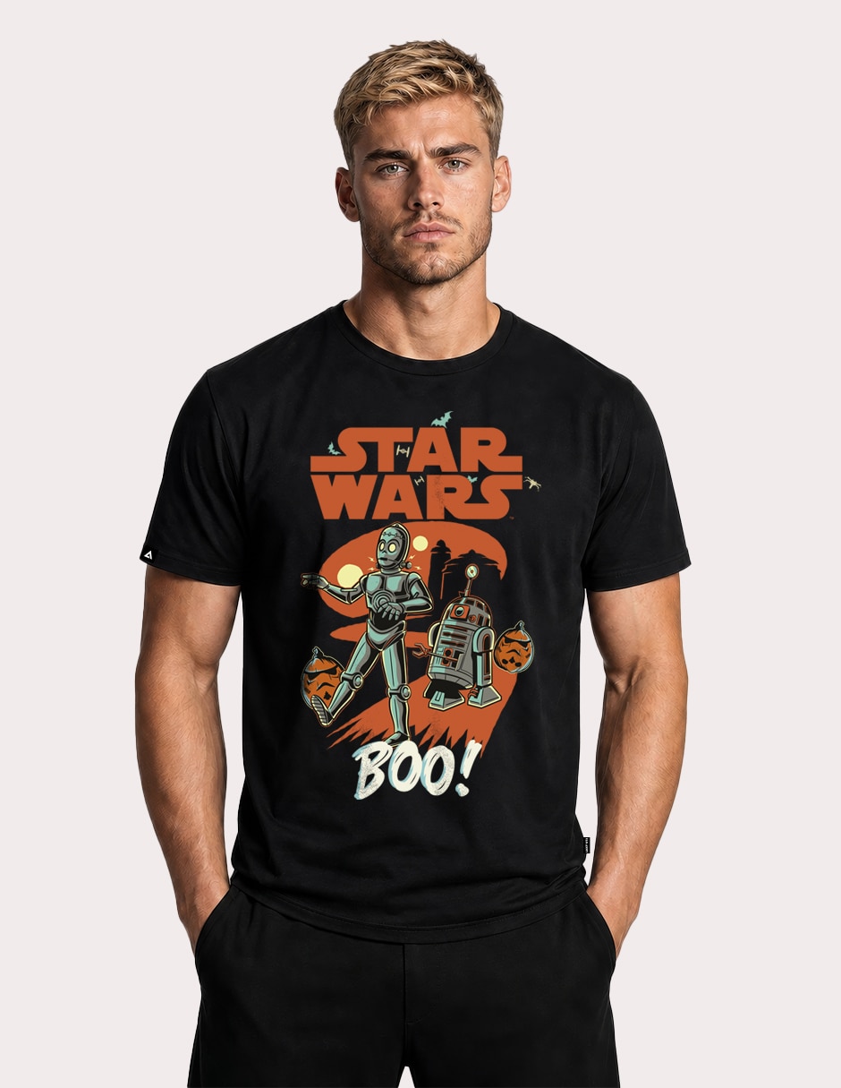 Playera halloween cuello redondo para hombre