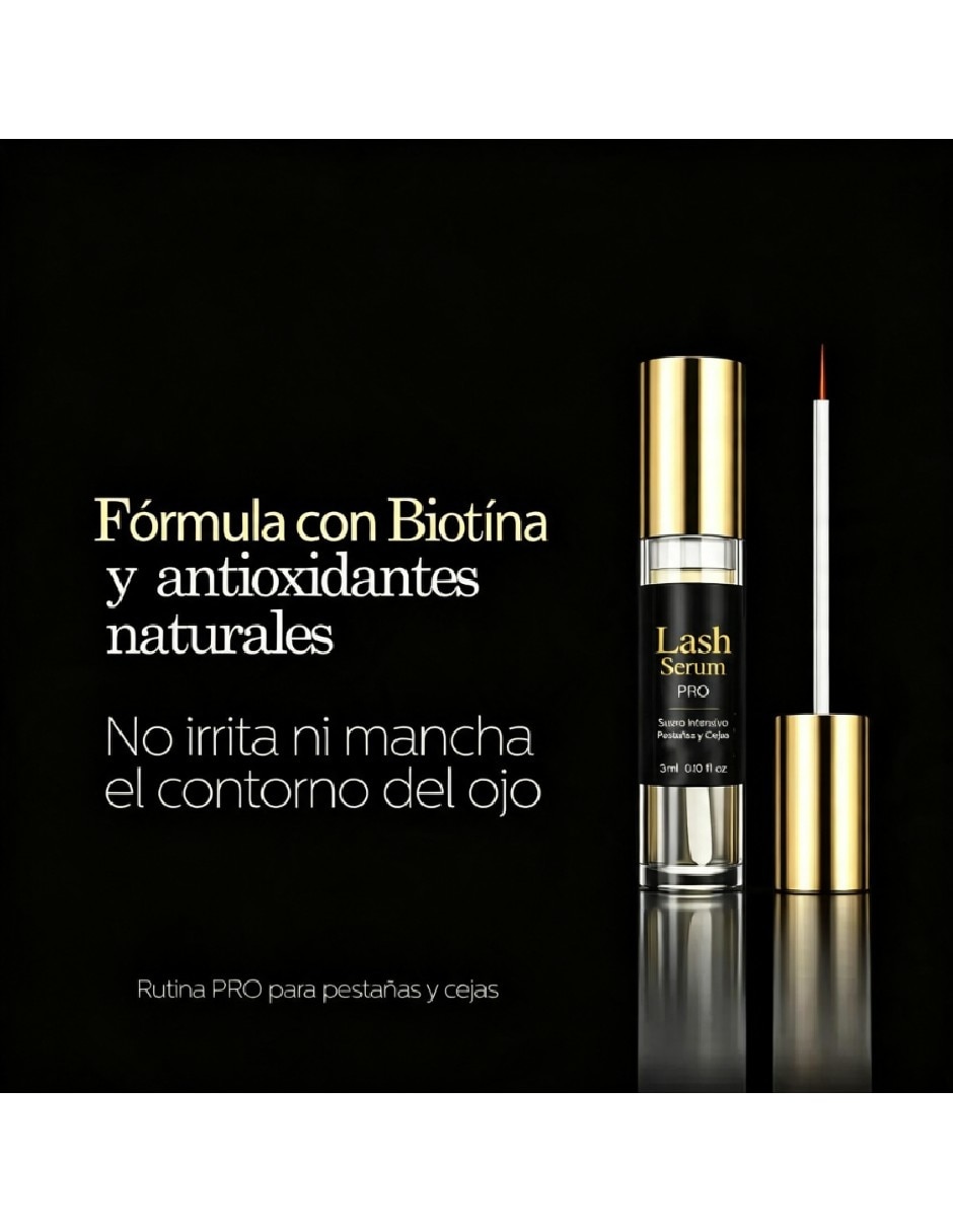 Sérum fortalecedor de pestañas y cejas con biotina 3 ml de todo tipo de piel 2