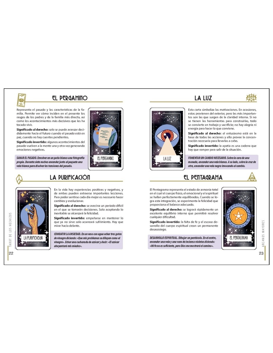 Libro Tarot De Los Hechizos. Una Guía Completa Del Tarot Y 72 Cartas De Margarita Román Reyes 6