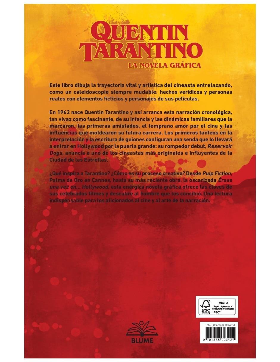 Libro Quentin Tarantino. La Novela Gráfica De Christina Dumalasova Y Katerina Horakova 7