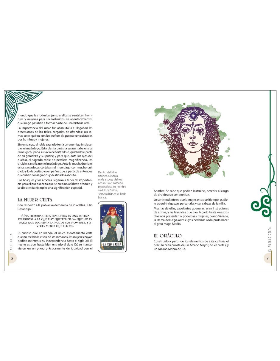 Libro Tarot Celta. Una Guía Completa Del Tarot Y 72 Cartas De Pedro Anós 8