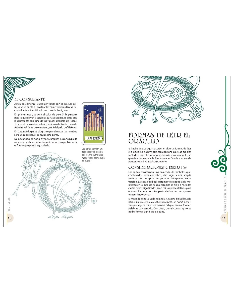 Libro Tarot Celta. Una Guía Completa Del Tarot Y 72 Cartas De Pedro Anós 5