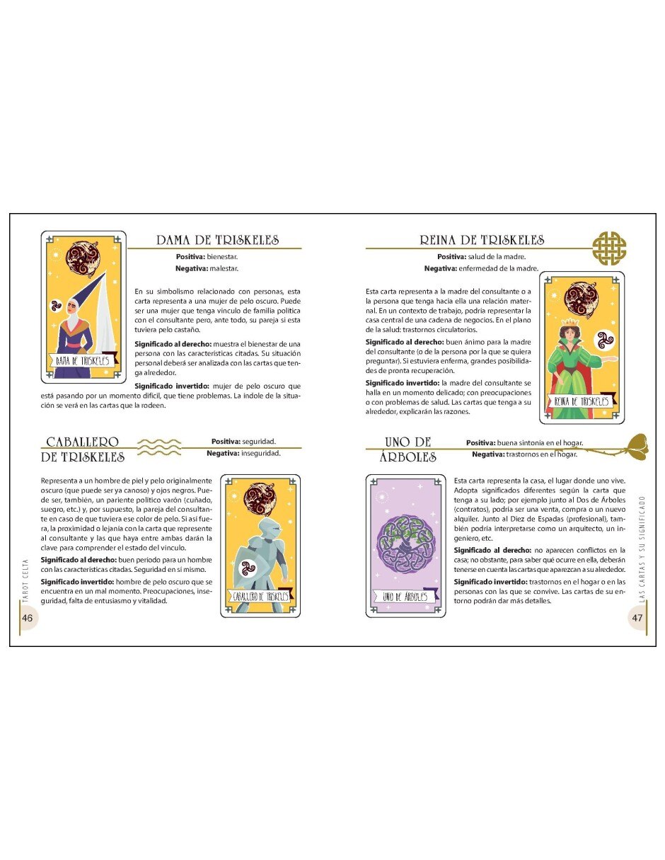 Libro Tarot Celta. Una Guía Completa Del Tarot Y 72 Cartas De Pedro Anós 9