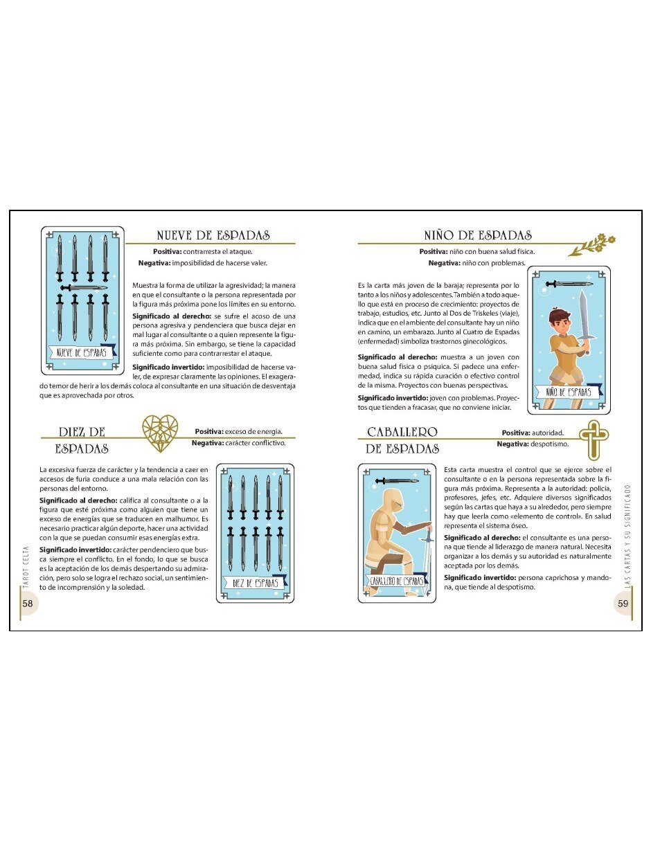 Libro Tarot Celta. Una Guía Completa Del Tarot Y 72 Cartas De Pedro Anós 7