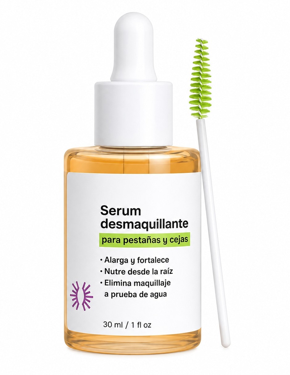 Sérum nutritivo para pestañas y cejas desmaquillante nutritivo e hidratante de todo tipo de piel