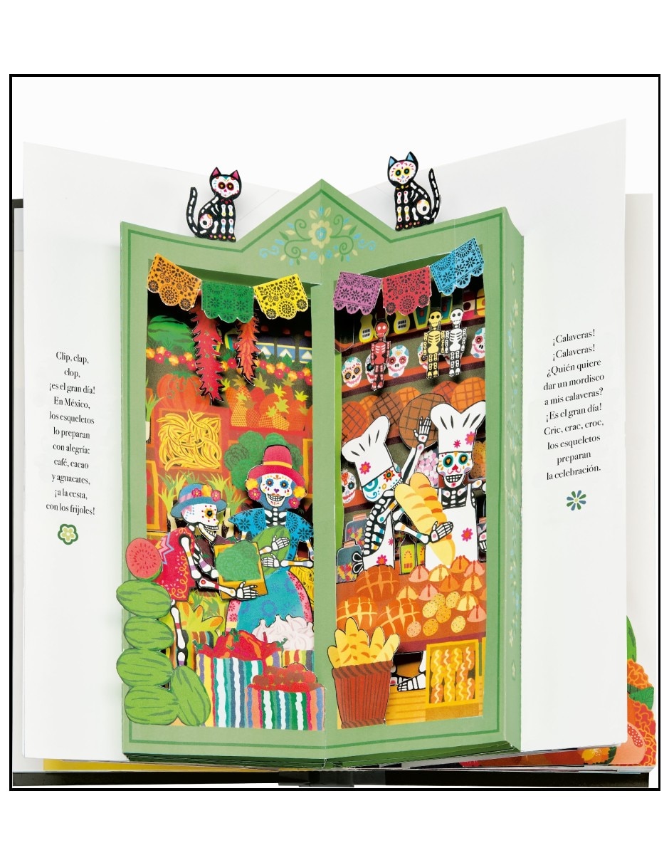 Libro Día De Muertos Pop Up De Anne Florence Lemasson Y Dominique Ehrhard 6