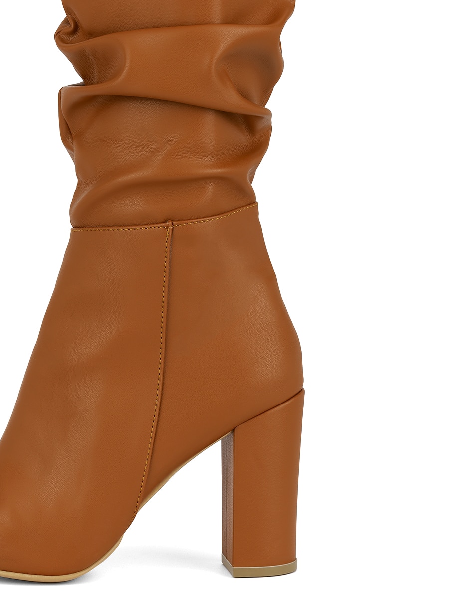 Bota abajo de la rodilla modern essential de piel para mujer 9