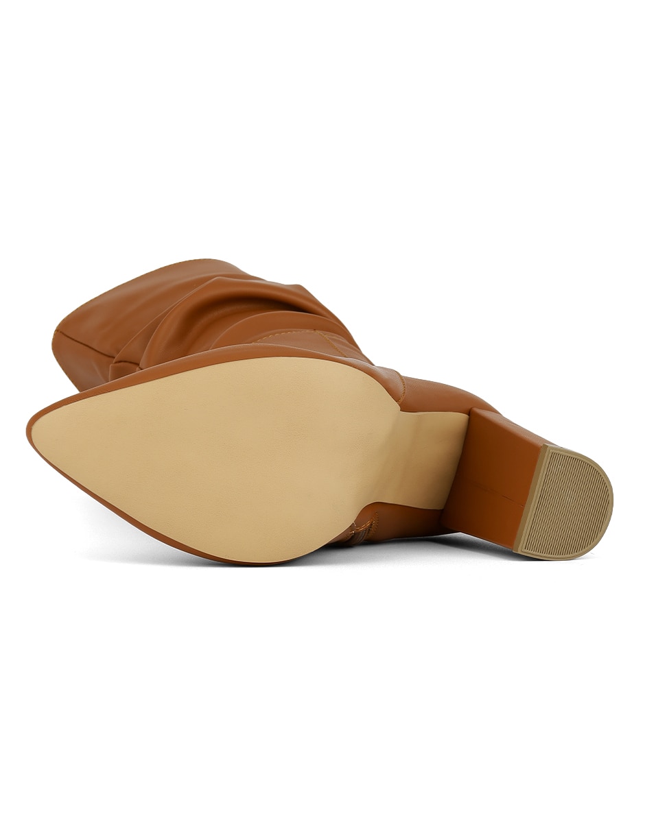Bota abajo de la rodilla modern essential de piel para mujer 3