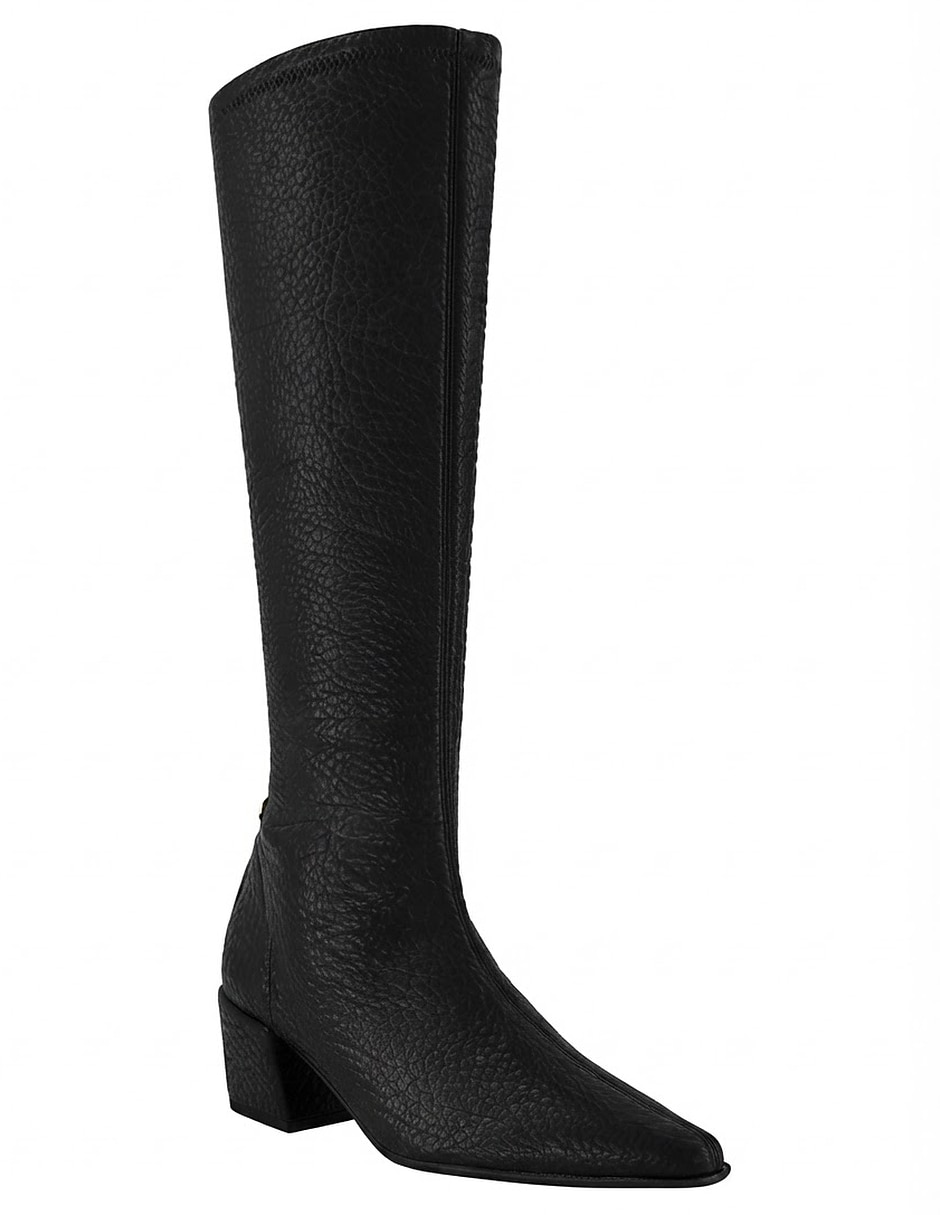 Bota rodilla de piel para mujer 1