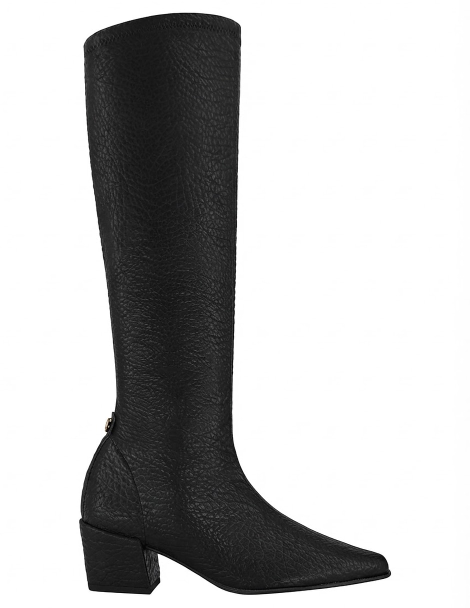 Bota rodilla de piel para mujer 4