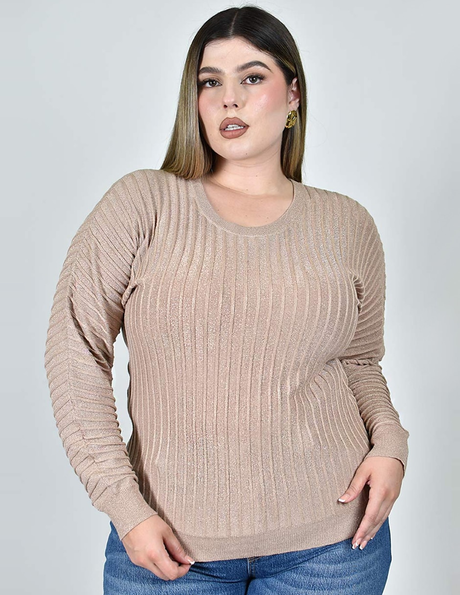 Suéter cuello redondo para mujer Suéter cuello redondo para mujer