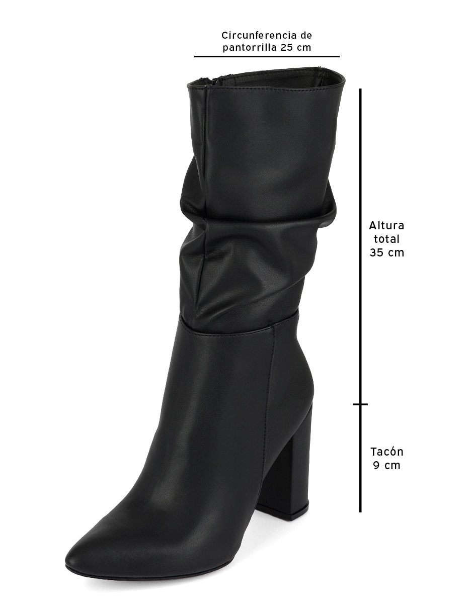 Bota abajo de la rodilla modern essential de piel para mujer 2