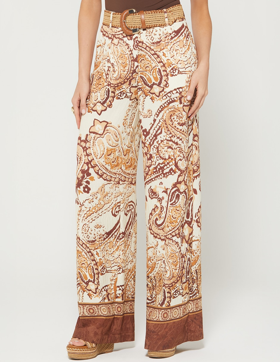 Pantalón relaxed egipto travel palazzo para mujer Pantalón relaxed egipto travel palazzo para mujer