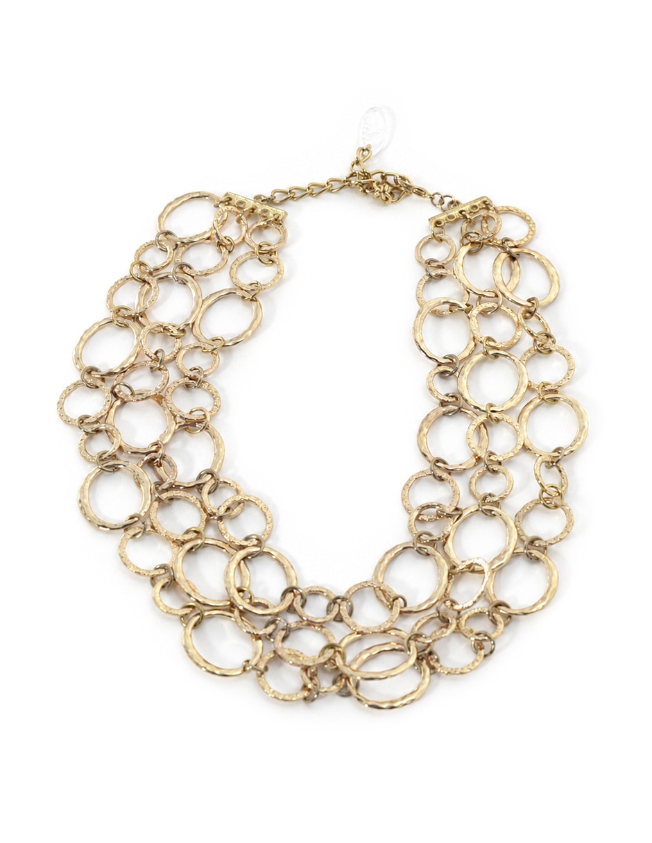 Collar de varios hilos de metal