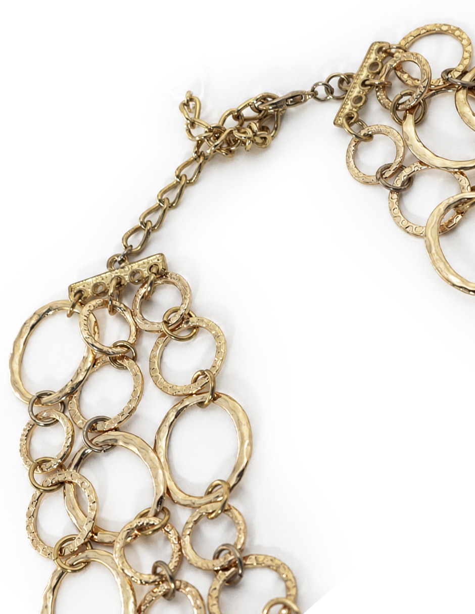 Collar de varios hilos de metal 4