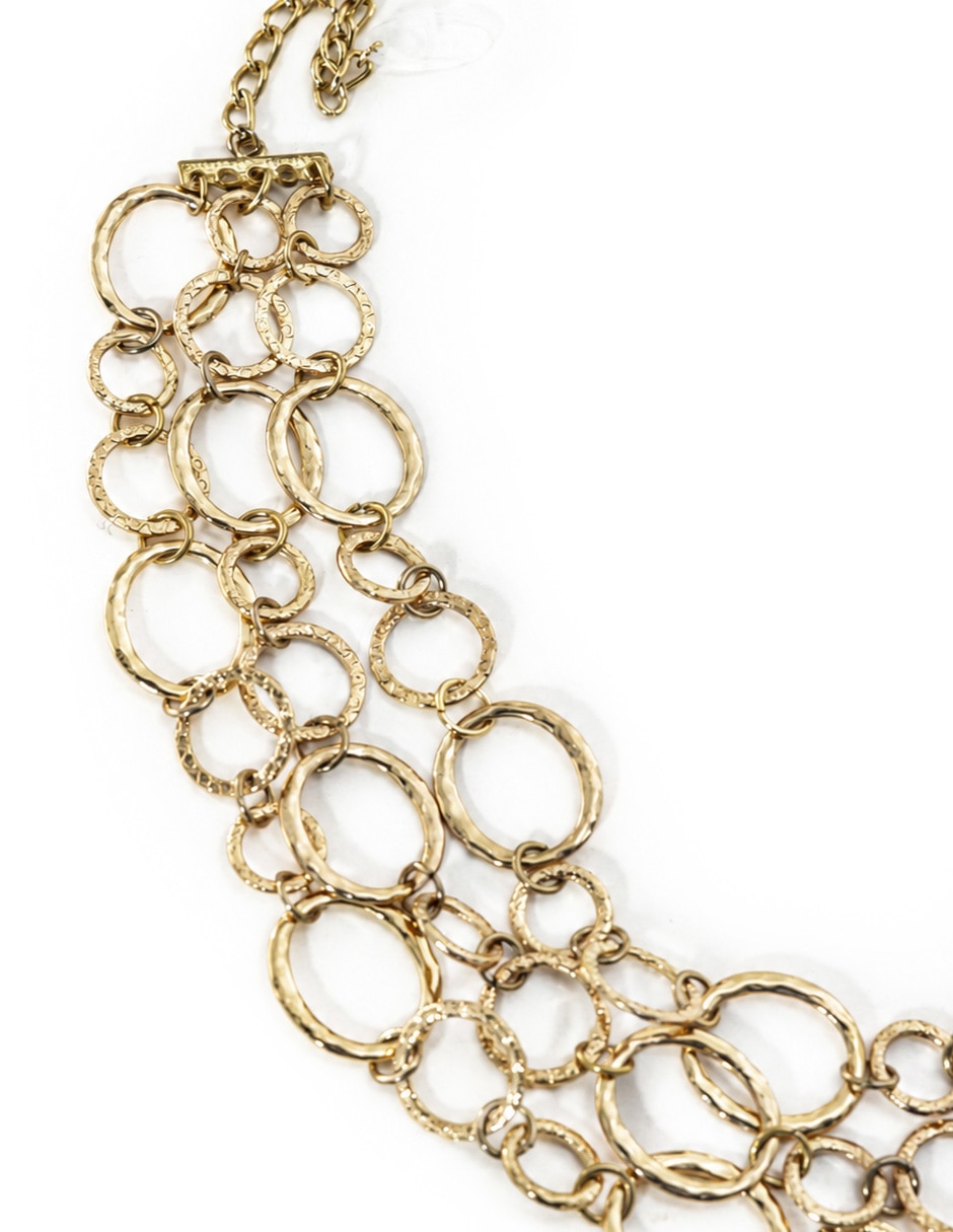 Collar de varios hilos de metal 3