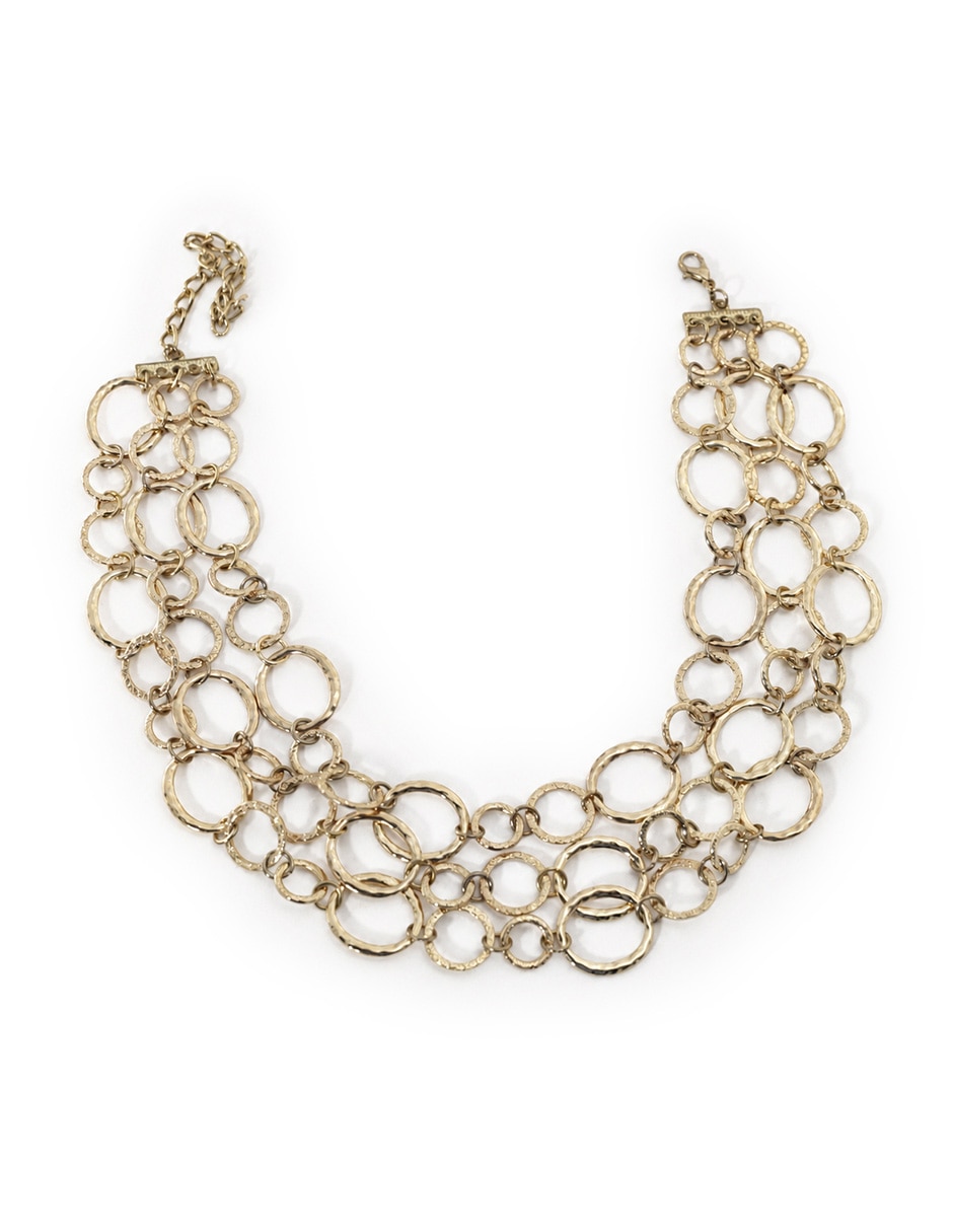 Collar de varios hilos de metal 2