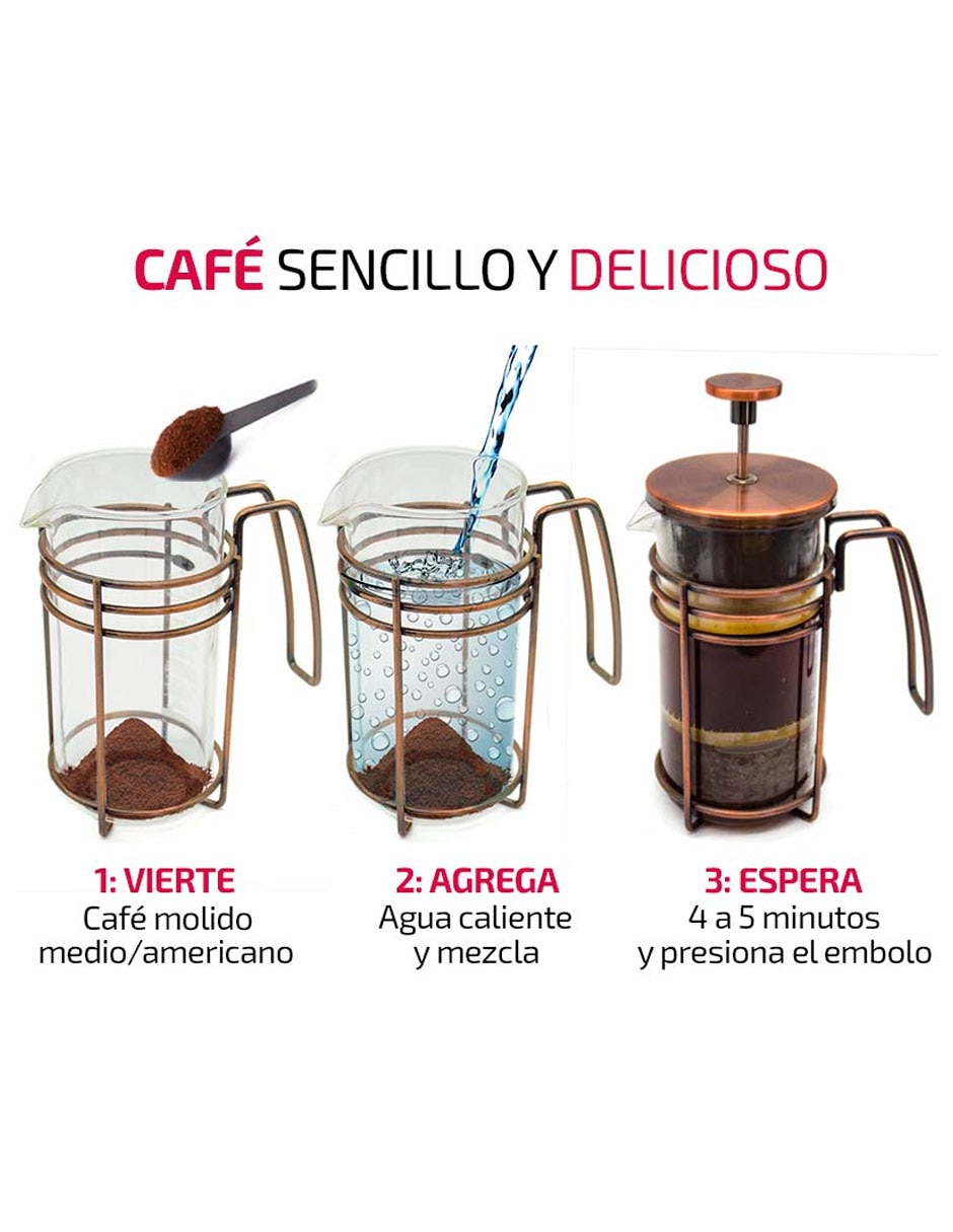 Prensa Francesa de acero inoxidable 3