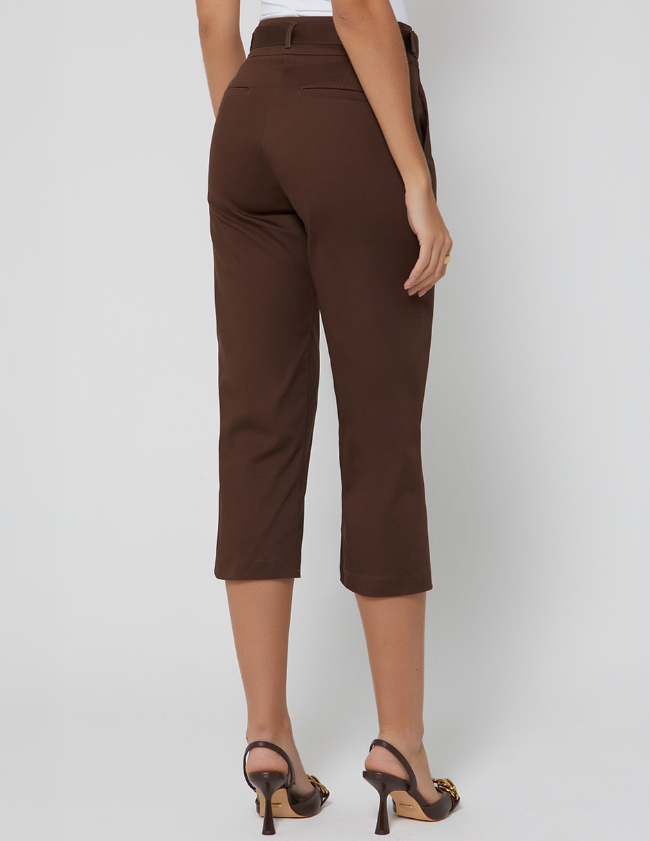 Pantalón capri skinny para mujer 4