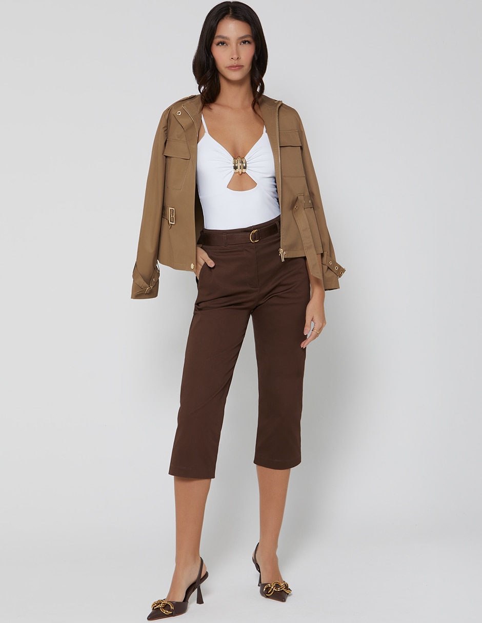 Pantalón capri skinny para mujer 3