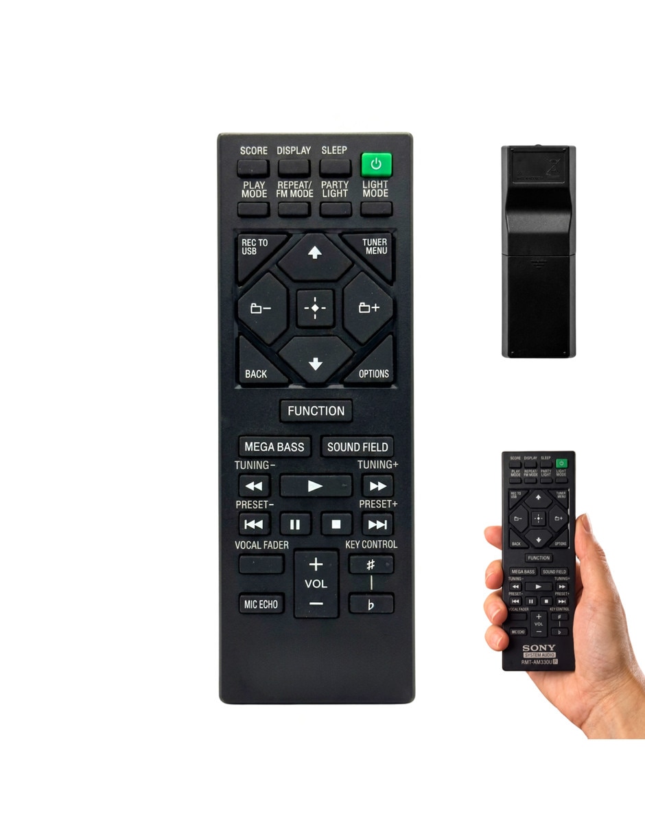 Control remoto para sistema de sonido bocina mhc shake rmt-am330u 2